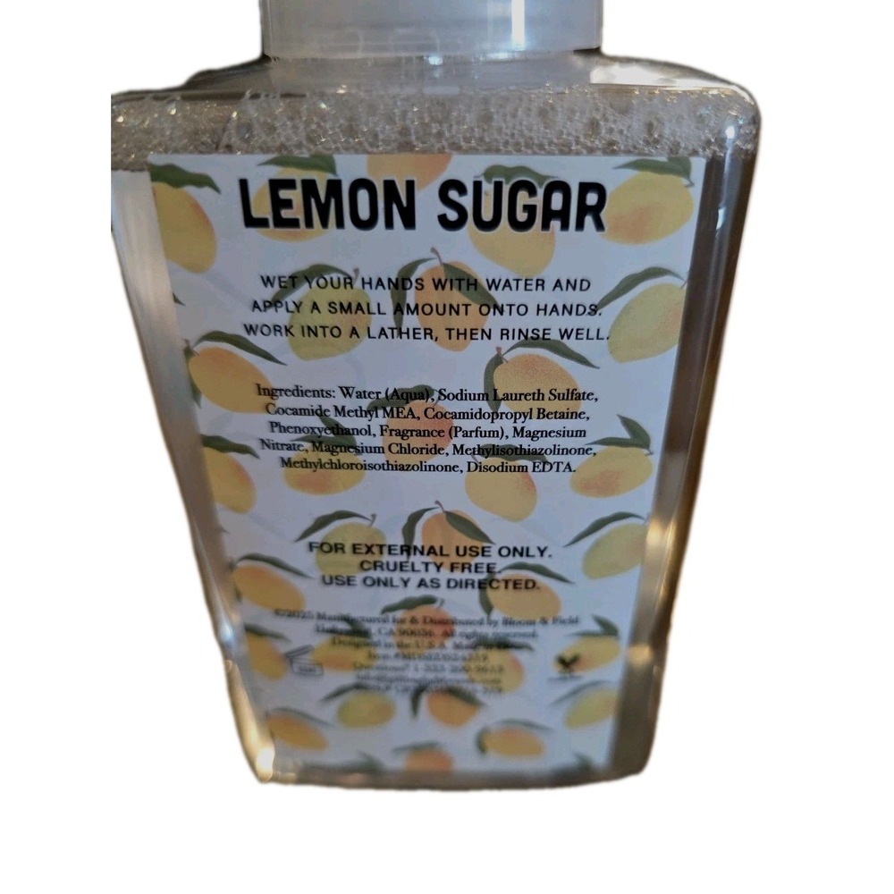 Savon Colore Lemon Sugar Scented Hand Soap. 16.2 Oz New - Picture 6 of 7